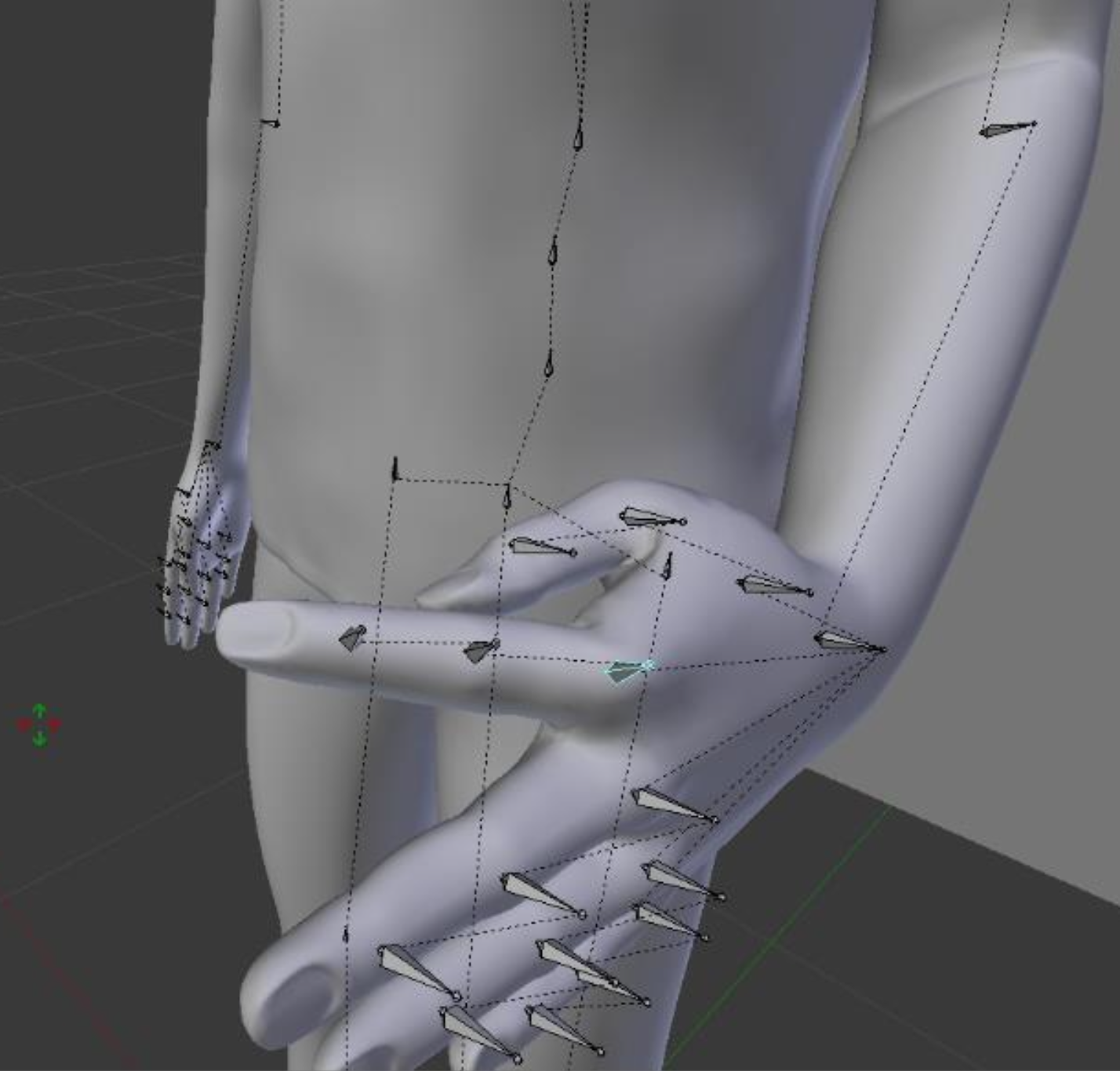 Movimiento de las articulaciones del avatar