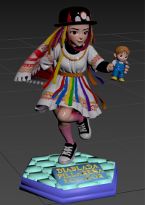 Modelado de Guaricha para impresión 3D