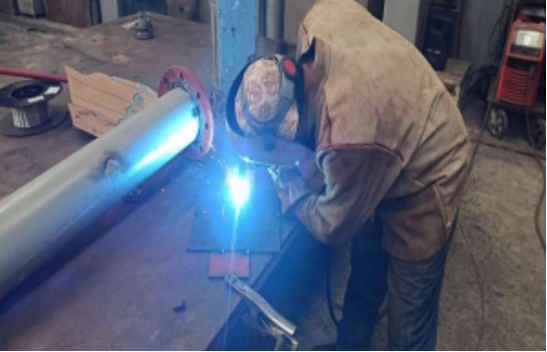 Inicio del proceso de soldadura