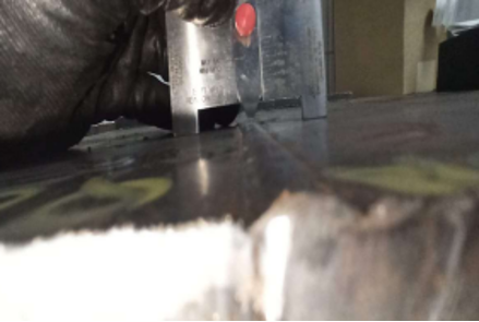Medición de soldadura con galga